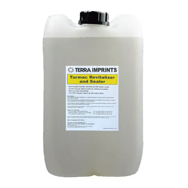 Imprinted concrete Terra Tarmac Sealer